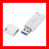 BUFFALO USBメモリー 8GB ホワイト RUF3-K8G-WH