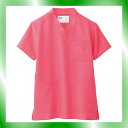 【自重堂】 男女兼用スクラブ WH11485 チェリーピンク3L WH11485