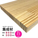 ラジアータパイン集成材 950×300×30mm オーダーカット無料|パイン集成材 パイン材 木 木材 木板 板 平板 棚板 本棚 棚 テーブル カウンター パーツ 材料 木の板 DIY 日曜大工 工作 木工
