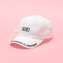 ラブトキシック(Lovetoxic)つばロゴ入りローキャップ