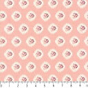 プロバンス 花柄 5431-27 LIGHT SALMON PINK ライトサーモンピンク province flower フラワー ボタニカル プロヴァンス風 生地 布 生成り オックス 生地 綿100% 110cm幅 カルトナージュ生地 nassen