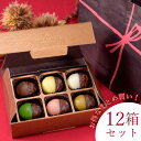 【2019ホワイトデー】銀座鈴屋 渋皮栗しょこら 6P×12箱 手提げ紙袋付き【送料無料】