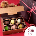 【2019ホワイトデー】銀座鈴屋 渋皮栗しょこら 6P×8箱 手提げ紙袋付き【送料無料】