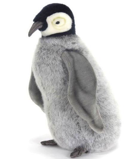 【HANSA】リアルぬいぐるみコウテイペンギン 36cm