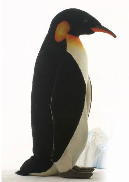 【HANSA】リアルぬいぐるみコウテイペンギン 74cm