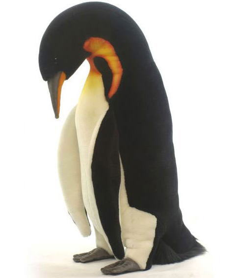 【HANSA】リアルぬいぐるみコウテイペンギン 30cm
