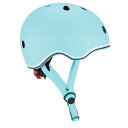 ショッピングキックボード GLOBBER(グロッバー) LEDライト付きヘルメット CE規格安全基準取得品/自転車/キックボード 45-51 パステルブルー WKGB506200