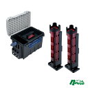 メイホウ(MEIHO) ★バケットマウス BM-9000+ロッドスタンド BM-300 Light2本組セット★ Cレッド×ブラック