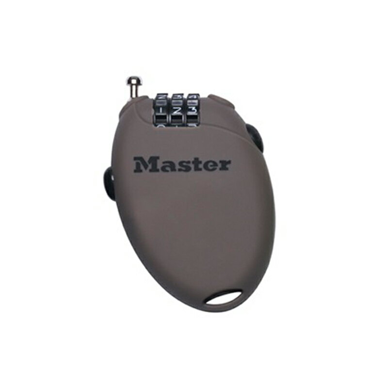 Master Lock(マスターロック) ダイヤル式リトラクトケーブルロック TPE 4603JADTPEの画像