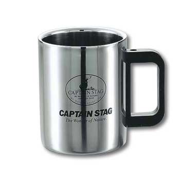 キャプテンスタッグ(CAPTAIN STAG) マレー　ダブルステンマグカップ420ml