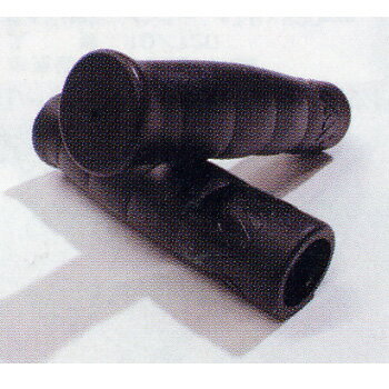 キャプテンスタッグ(CAPTAIN STAG) OF抗菌グリップ／22．2mm用 ブラックキャプテンスタッグ(CAPTAIN STAG) アッセンブルパーツ