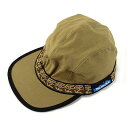 KAVU(カブー) ストラップキャップ M カーキ
