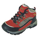 HI-TEC(ハイテック)モンスーントレイル MID Jr. JP 23.0cm レッド×ブラック