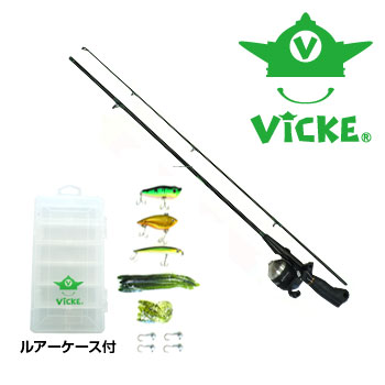 Vicke（ヴィッケ） バスセット・クローズドフェイス【オススメ品】Vicke（ヴィッケ） バスロッド