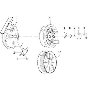 ダイワ(Daiwa) パーツ：チヌマスター・S100　ラインガイドSC　NO．003ダイワ(Daiwa) フライリール