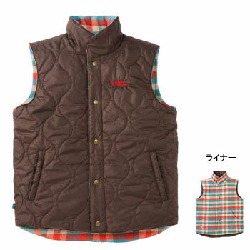 【送料無料】FJALL RAVEN(フェールラーベン) ウールリバースベスト LL 40（ブラウン×ブルー）【SMTB】