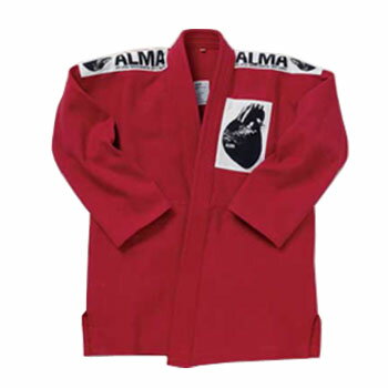 ALMA(アルマ) 08国産柔術衣　上下 A1 赤
