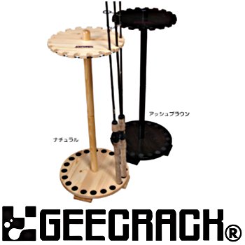 GEECRACK(ジークラック） ジークラック　ラウンド回転式20本用 ナチュラルGEECRACK(ジークラック） ロッドホルダー＆ロッドベルト