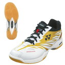 ヨネックス(YONEX) パワークッションF1　Men’s 28．5cm 532（ホワイト×ゴールド）