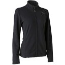 Quechua(ケシュア) FORCLAZ 200 フリース フルジップ レディース L BLACK 8156831-1278364