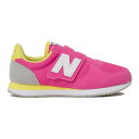 new balance(j[oX) PV220 TD LIFESTYLE (LbY CtX^C V[Y) 20.0cm PINK~YELLO PV220 PKY