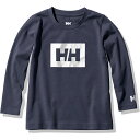 HELLY HANSEN(w[nZ) KIDS LONG SLEEVE LOGO TEE(LbY OX[u S eB[) 140 HB HJ32055