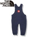 THE NORTH FACE(ザ・ノースフェイス) 【21秋冬】B SWEAT LOGO OVERALL(スウェット ロゴ オーバーオール)ベビー 90 TNFネイビー2(NN) NBB32103