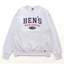 BEN DAVIS(ベンデイビス) 【21秋冬】BEN'S LETTERD CREW M ASH 01780058
