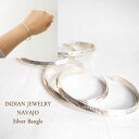 インディアンジュエリー ナバホ ナバホ スタンプワーク シルバーバングルINDIAN JEWELRY NAVAJO Silver Bangle