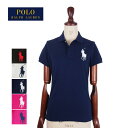 ラルフローレン ポロ レディース ビッグポニーワンポイント刺繍 スキニーフィット ポロシャツPOLO by Ralph Laurenメール便可