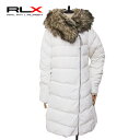 OUTLET SALE 難あり ラルフローレン アールエルエックス レディース ファー付き ダウンジャケット コート/クリームRLX by Ralph Lauren Down Coat