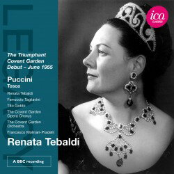 レナータ・テバルディ　： プッチーニ・歌劇「トスカ」（モリナーリ＝プラデッリ）（1955）