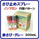 【 ノンフロン 】錆止めスプレー【 赤さび色 】【 グレー色 】さび止めスプレー【 円形パターン 】鉄部下塗り用【 塗料 】【塗料用スプレー】