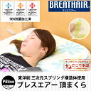 東洋紡ブレスエアー枕『頂まくら』SEK制菌機能 抗菌 防臭 ハニカムメッシュカバー付 59×37cm 厚み6.5cm