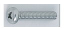 ステンレス/生地 (+) ナベ小ねじ (全ねじ)M4 × 15 【 バラ売り : 10本入り 】