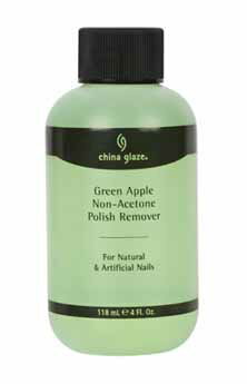 China Glaze ノンアセトンポリッシュリムーバー Green Apple 118mL