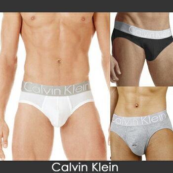 ★2枚以上のご購入+レビューを書いて送料無料！★【37%OFF】Calvin Klein Steel Cotton Hip Brief カルバンクライン アンダーウェア スチールコットン ヒップ ブリーフパンツ メンズ男性下着【2sp_120611_b】