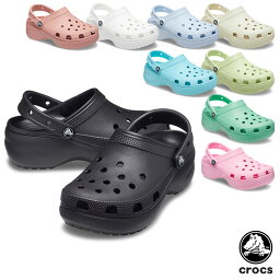 クロックス CROCS クラシック プラットフォーム クロッグ classic platform clog レディース サンダル 厚底 女性用 [BB]