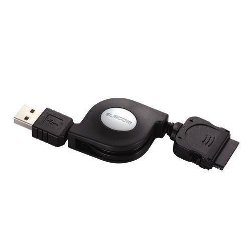 iPod用USBモバイルケーブル ブラック USB-IRL15BK / アクセサリー