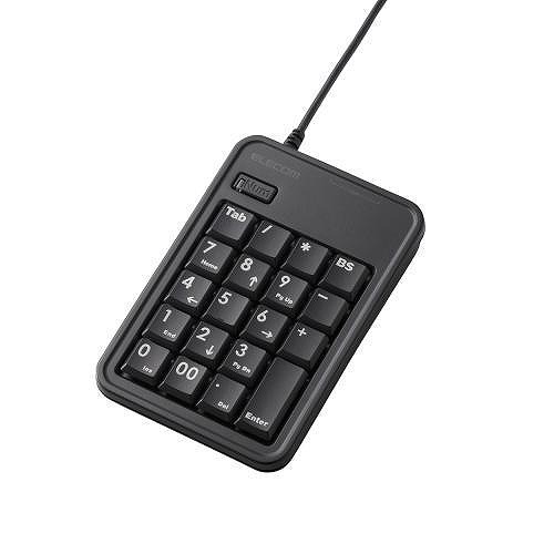 2ポートUSBハブ付きコンパクトテンキーボード TK-TCM004BK / アクセサリーゆうメールなら1000円以上で【送料無料】1000円未満は260円