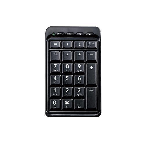 [ELECOM(エレコム)] Bluetooth(R)ワイヤレステンキーボード TK-TBM008BK / アクセサリーゆうメールなら1000円以上で【送料無料】1000円未満は260円