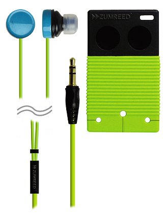 Headphone ヘッドフォン / ZUMREED / ZHP-009 Poppin’ canal type Earphone ZUM80352 Lime Yellow (ライムイエロー) / アクセサリー