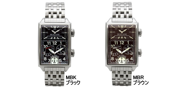 シーレーン 腕時計 時計　シーレーン SEALANE 腕時計 メンズ SE29-MBK SE29-MBR メタルベルト 送料無料
