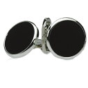 カフス メンズ カフス オニキス(シルバー金具)カフス カフ...
