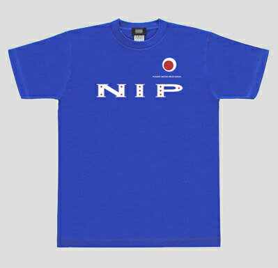 ニッポン（ブルー）和柄Tシャツ