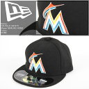 NEWERA 2016 ON-FIELD 59FIFTY Miami MARLINS HOME ニューエラ オーセンティック マイアミ マーリンズ 帽子 キャップ MLB メジャーリーグ ベースボール