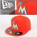 NEWERA 2016 ON-FIELD 59FIFTY Miami MARLINS ROAD ニューエラ オーセンティック マイアミ マーリンズ 帽子 キャップ MLB メジャーリーグ ベースボール