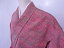 小紋 吹き寄せに霞文様 着物【リサイクル】【中古】