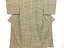 花唐草模様小紋着物【リサイクル】【中古】