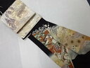 屋敷に牡丹・鴛鴦・花模様留袖(比翼付き) 袋帯セット【リサイクル】【中古】